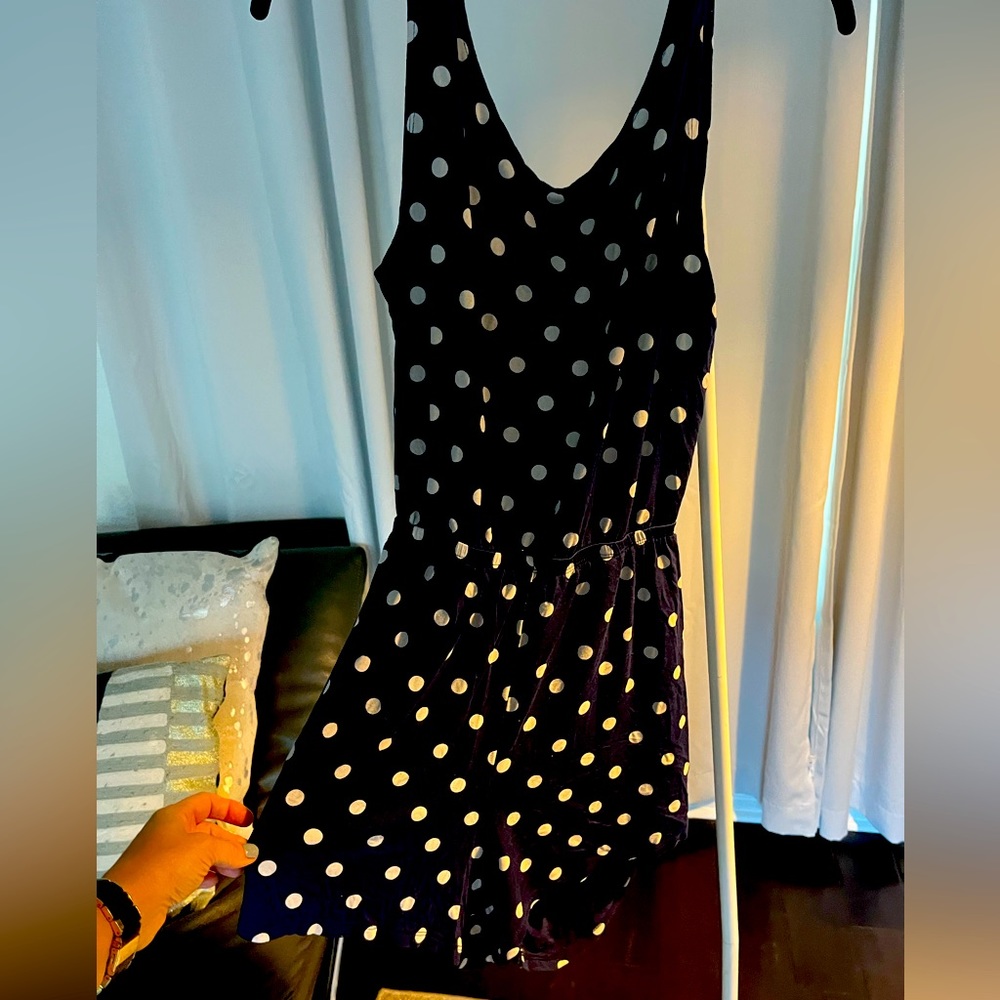 Black and white romper